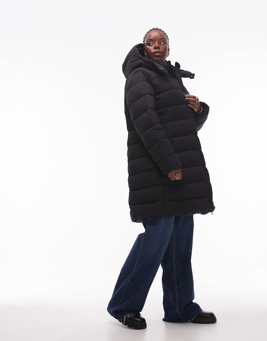 Curve Hooded Puffer Jacket