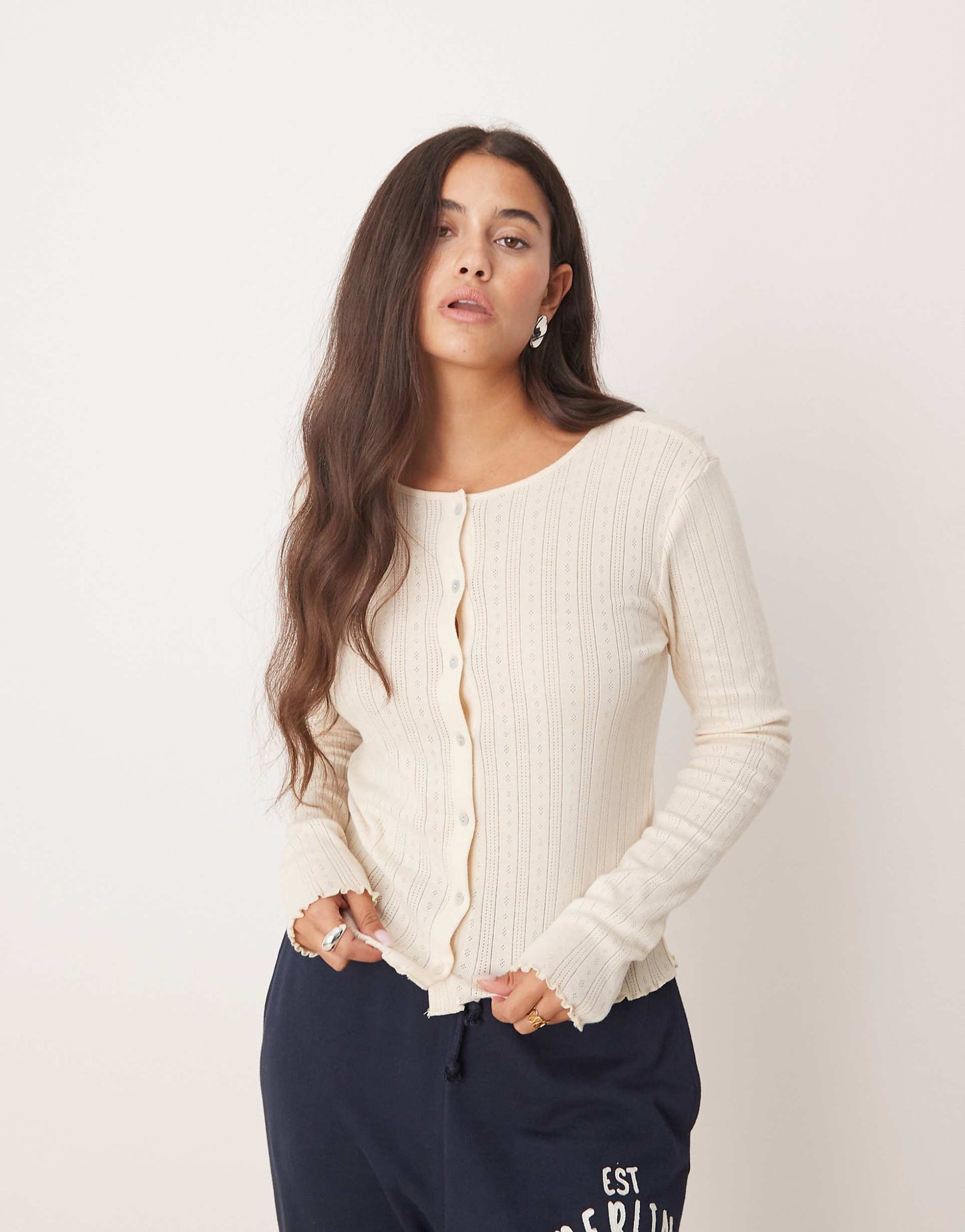 Lettuce Edge Lightweight Cardigan