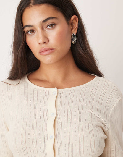 Lettuce Edge Lightweight Cardigan
