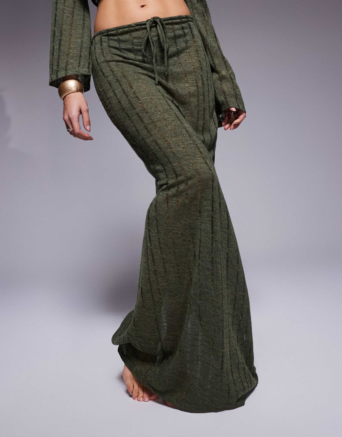 Maxi Knit Beach Skirt Co-Ord