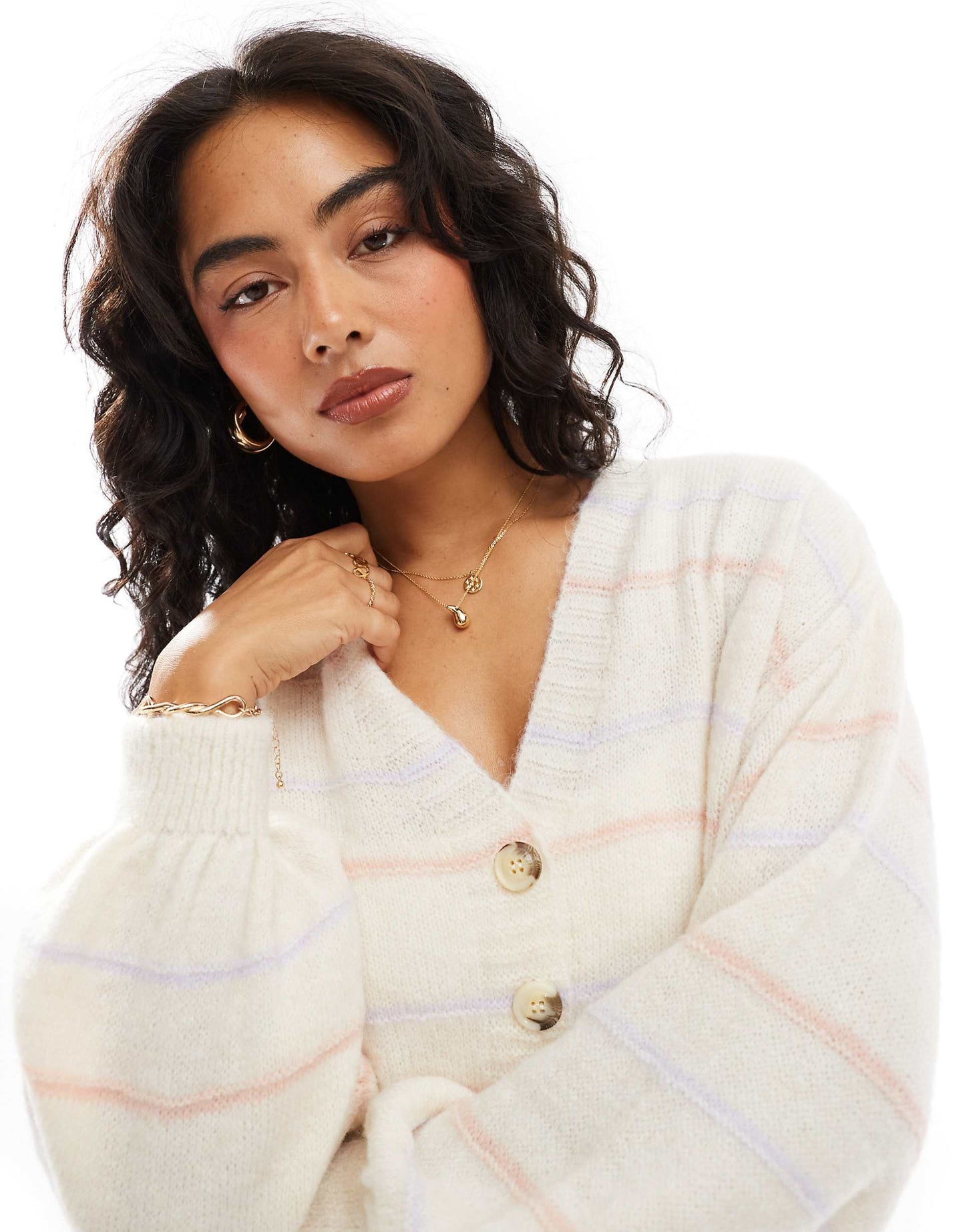 Knitted Fluffy Oversized Cardigan