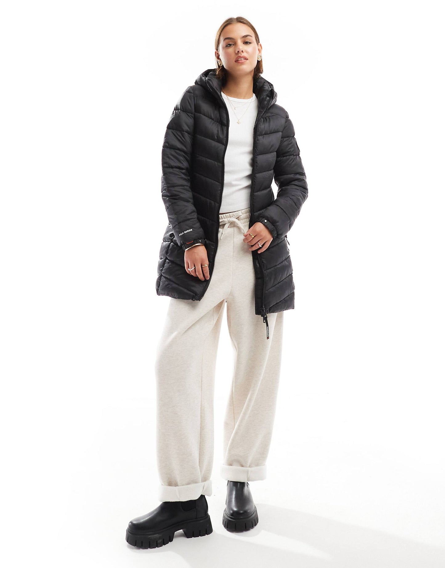 Hooded Fuji Mid Padded Jacket