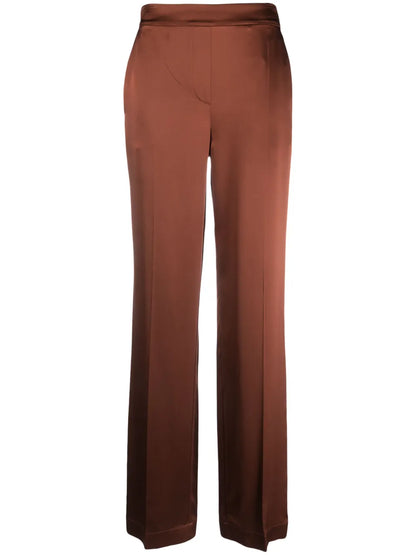 High-Rise Straight-Leg Trousers