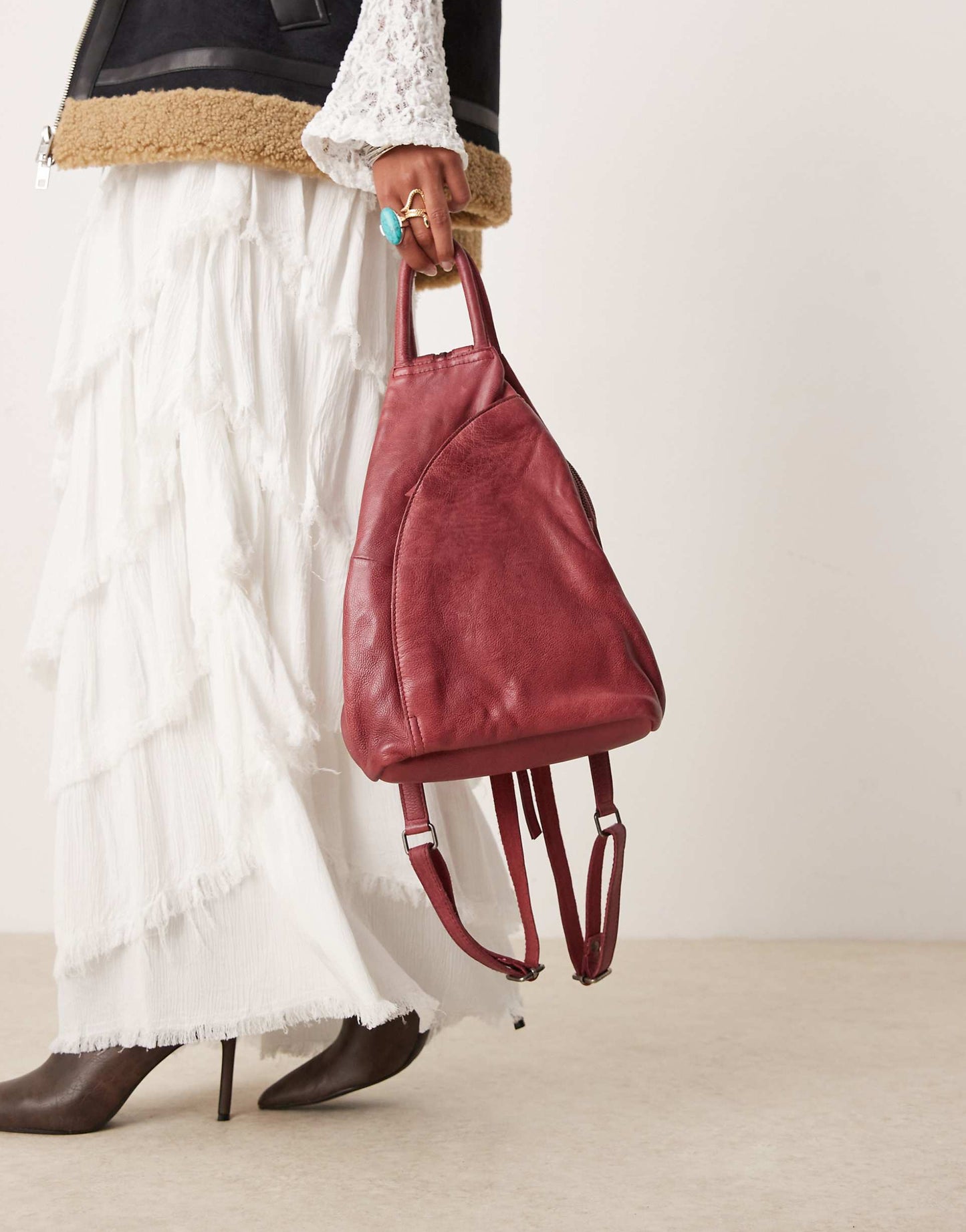 Leather Soho Convertible Cross-Body Bag