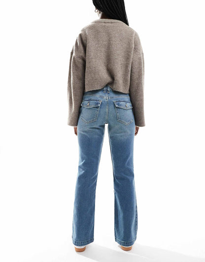 Low Rise Relaxed Bootcut Jean