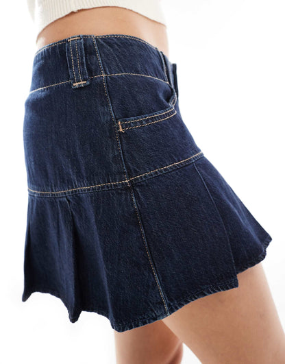 Micro Pleated Mini Skirt