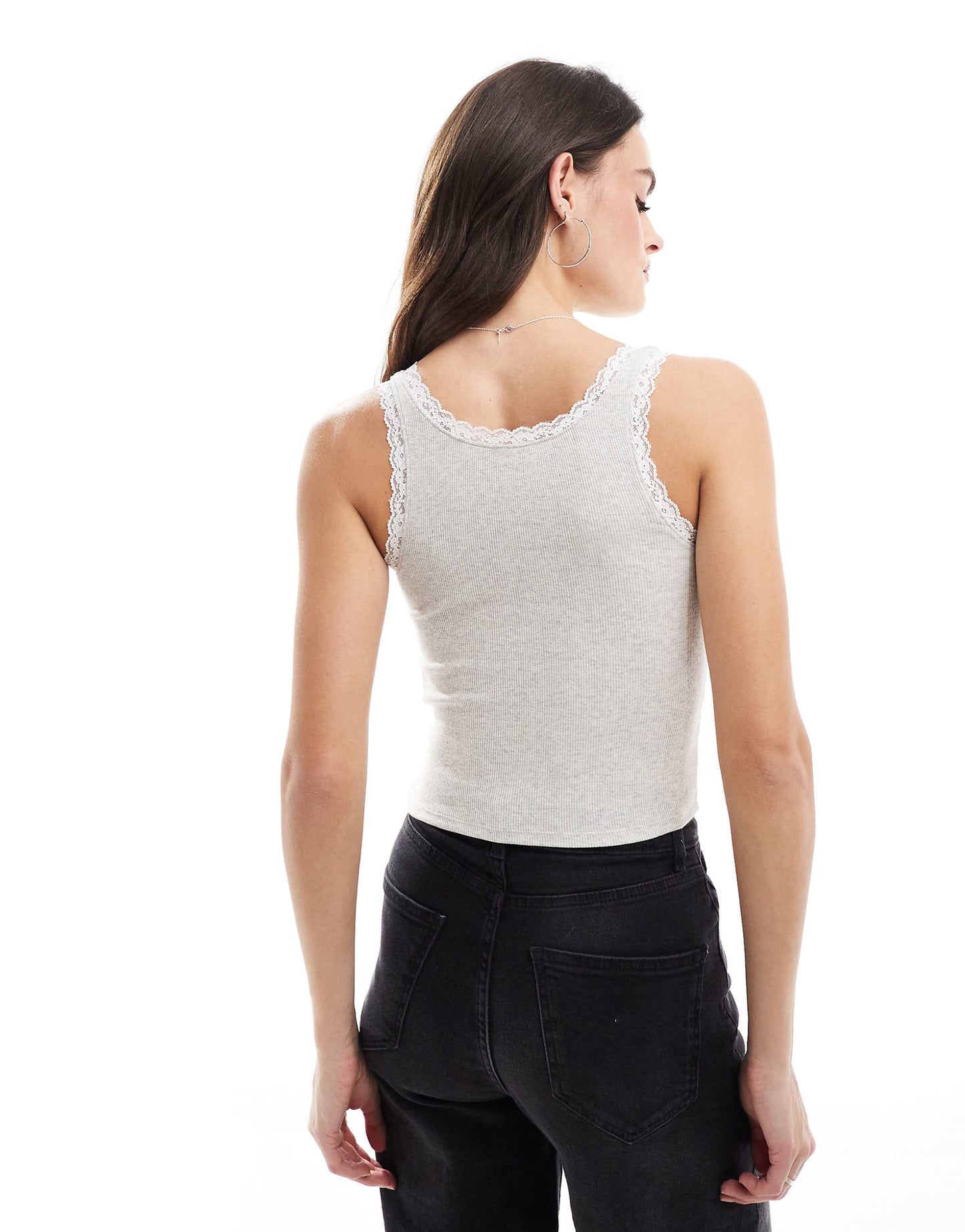 Lace Trim Cami Top