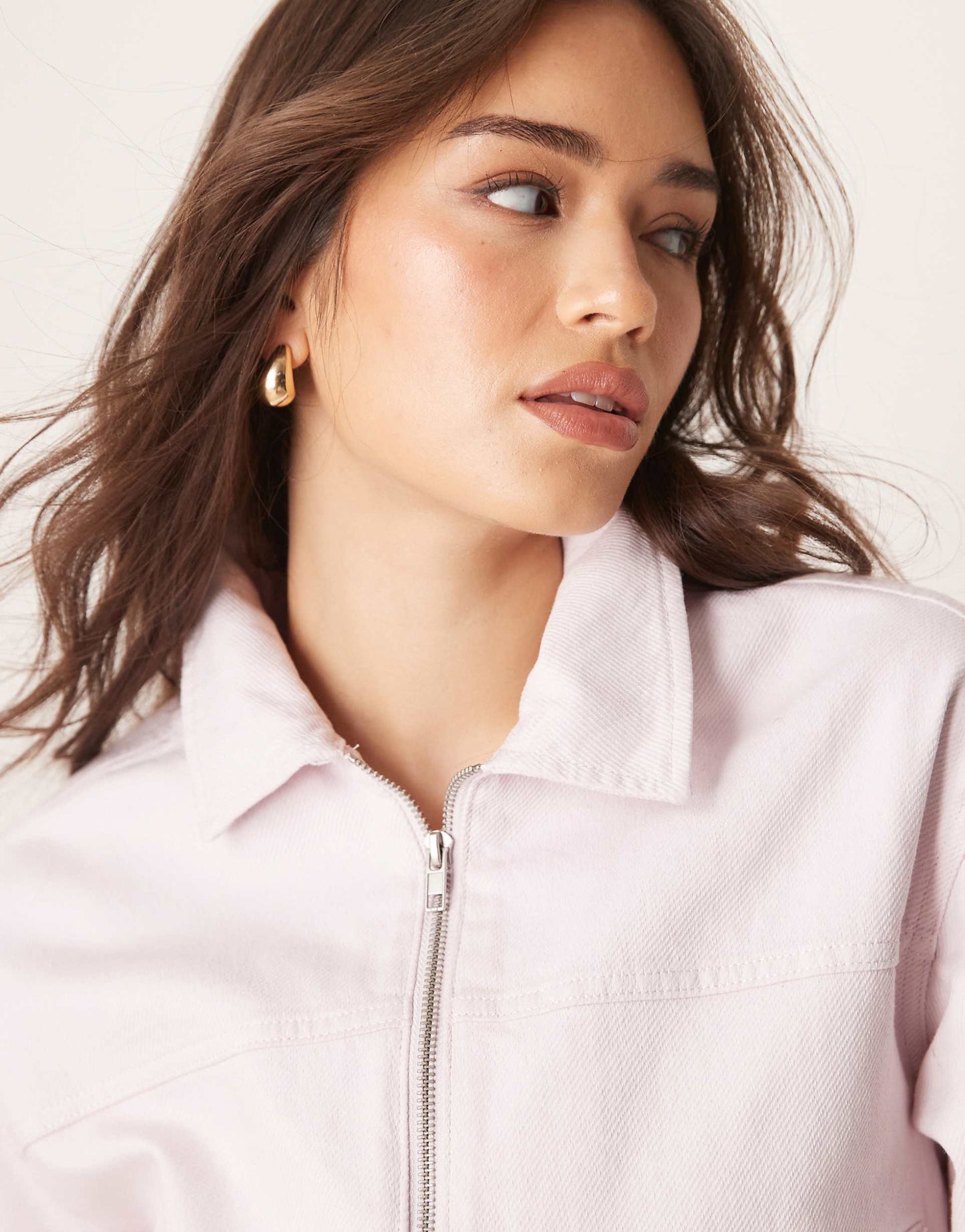 Twill Top Collar Jacket