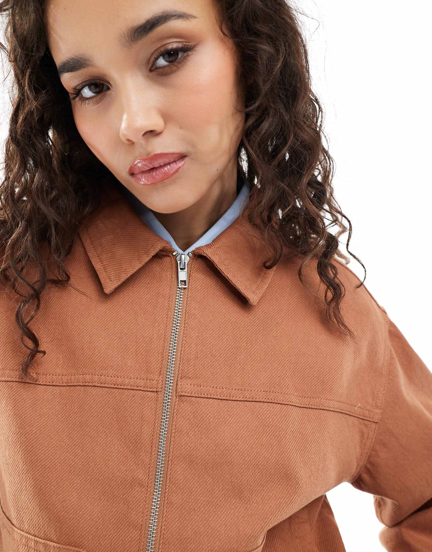 Twill Top Collar Jacket