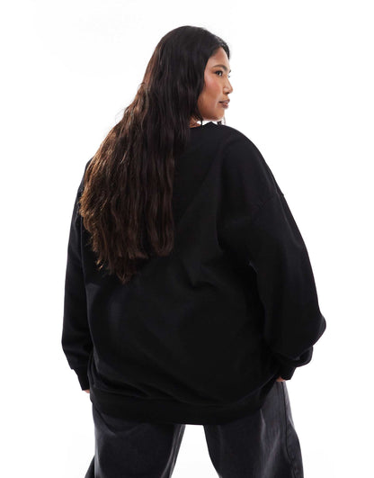 Curve Off Shoulder Sweatshirt