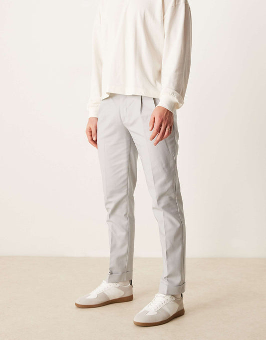 Smart Slim Fit Cotton Chino Trousers