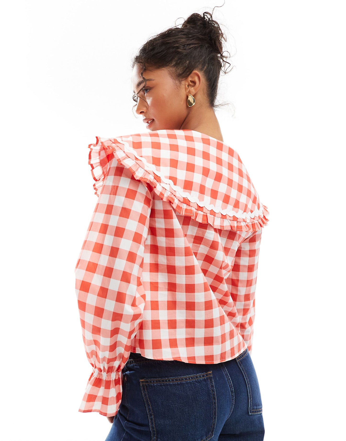 Oversized Frill Collar Blouse