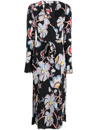 Tilly Floral-Print Wrap Dress