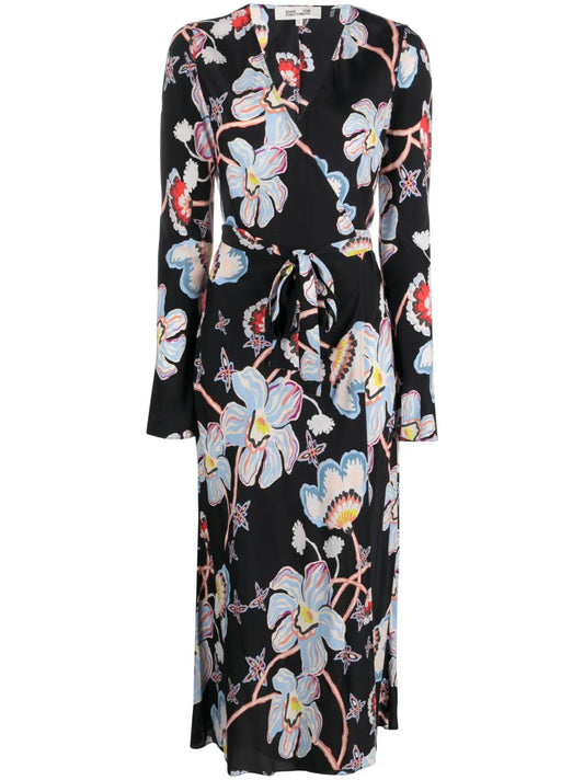 Tilly Floral-Print Wrap Dress