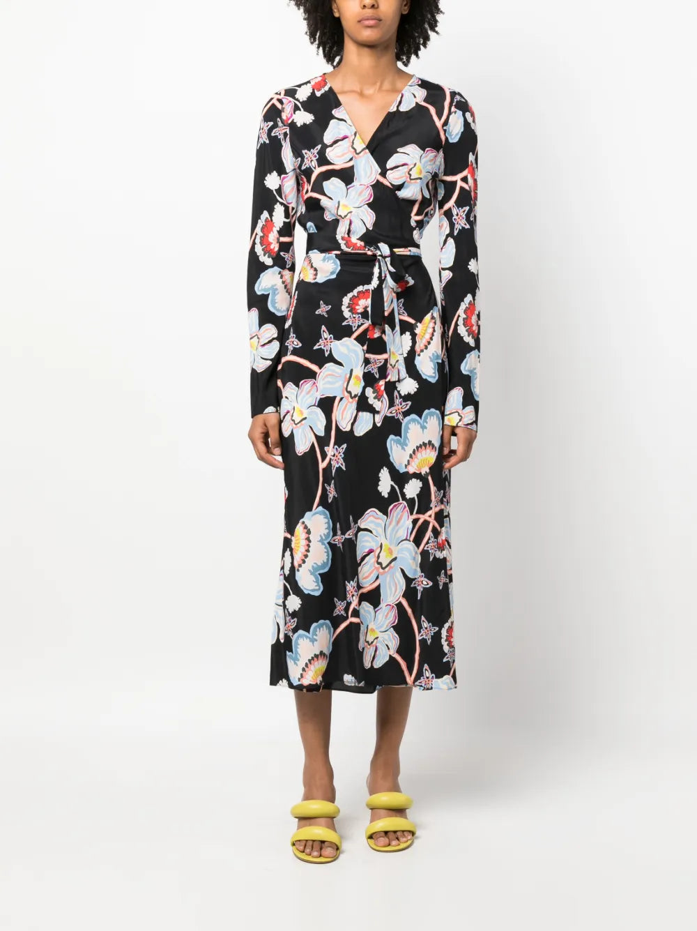 Tilly Floral-Print Wrap Dress