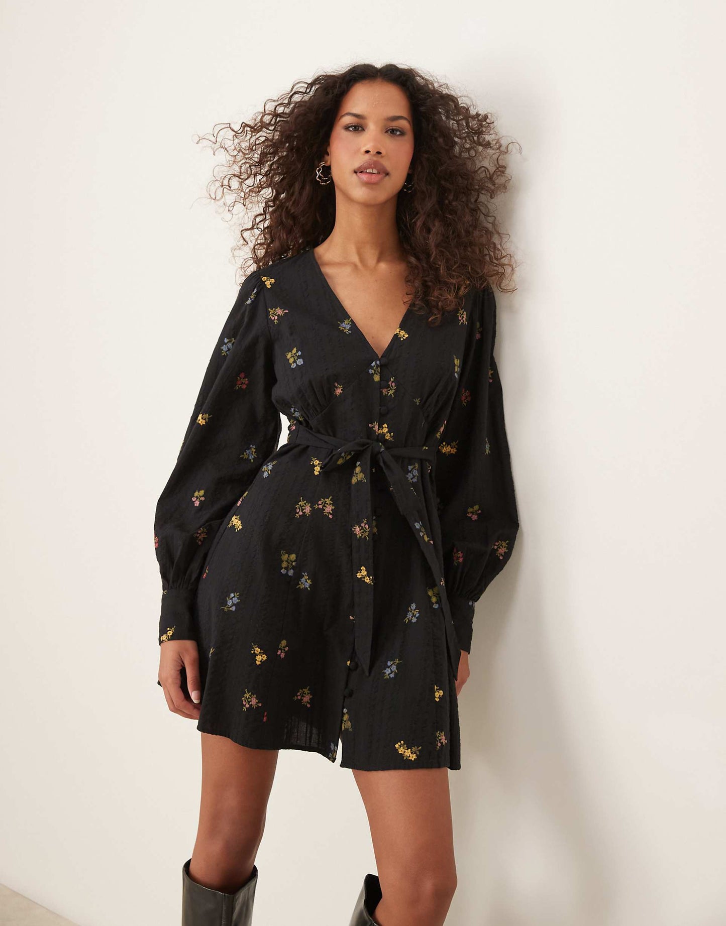 Shannon Long Sleeve Mini Dress