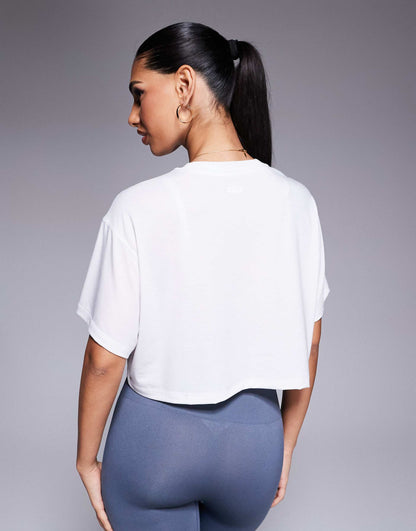 Icon Quick Dry Performance Cropped Boxy T-Shirt