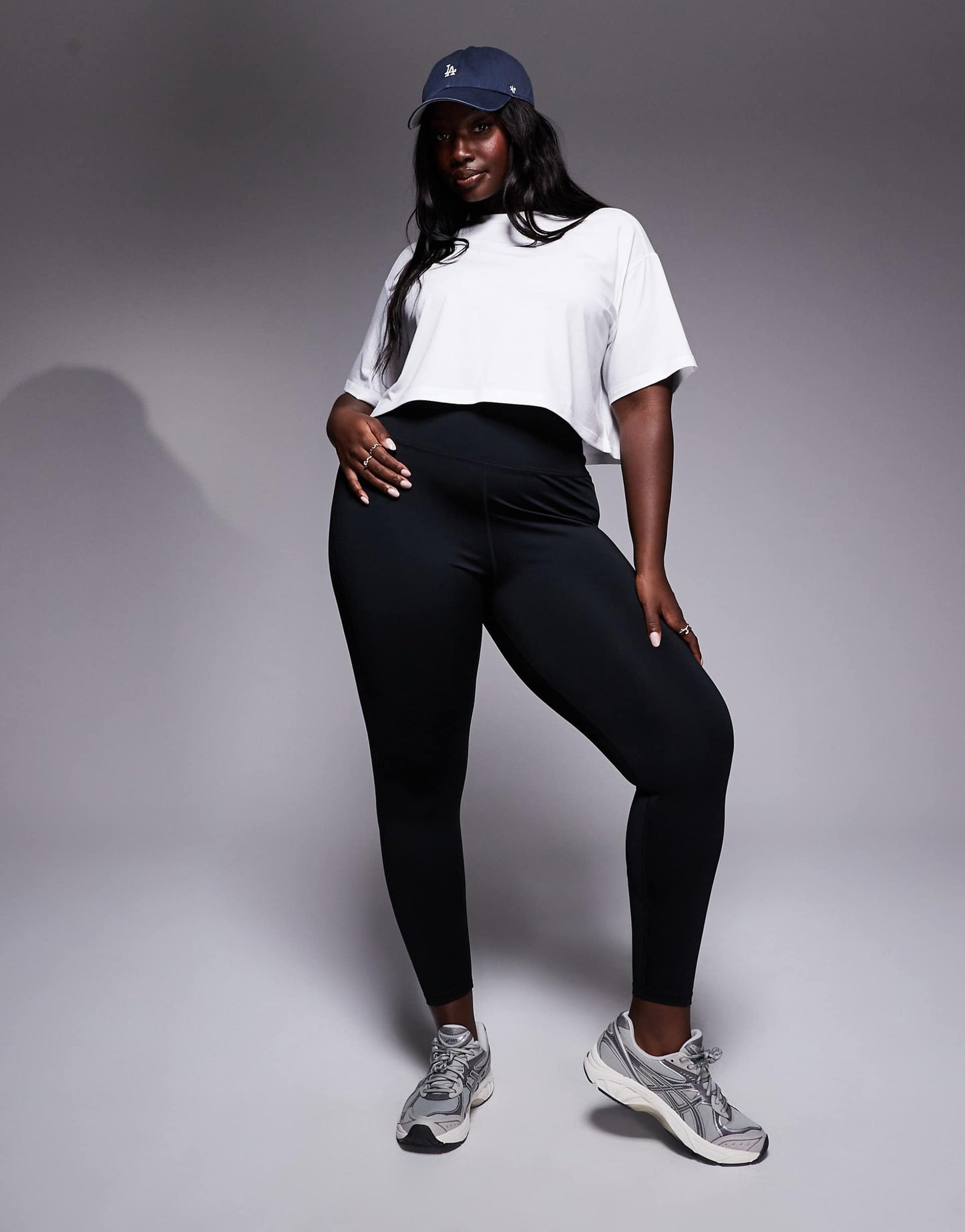 Curve Icon Quick Dry Performance Cropped Boxy T-Shirt