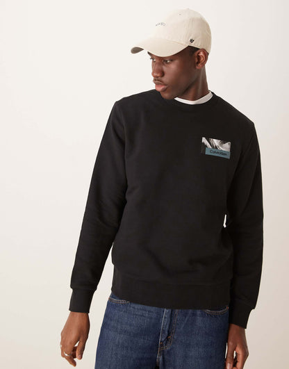 Backprint Graphic Sweatshirt