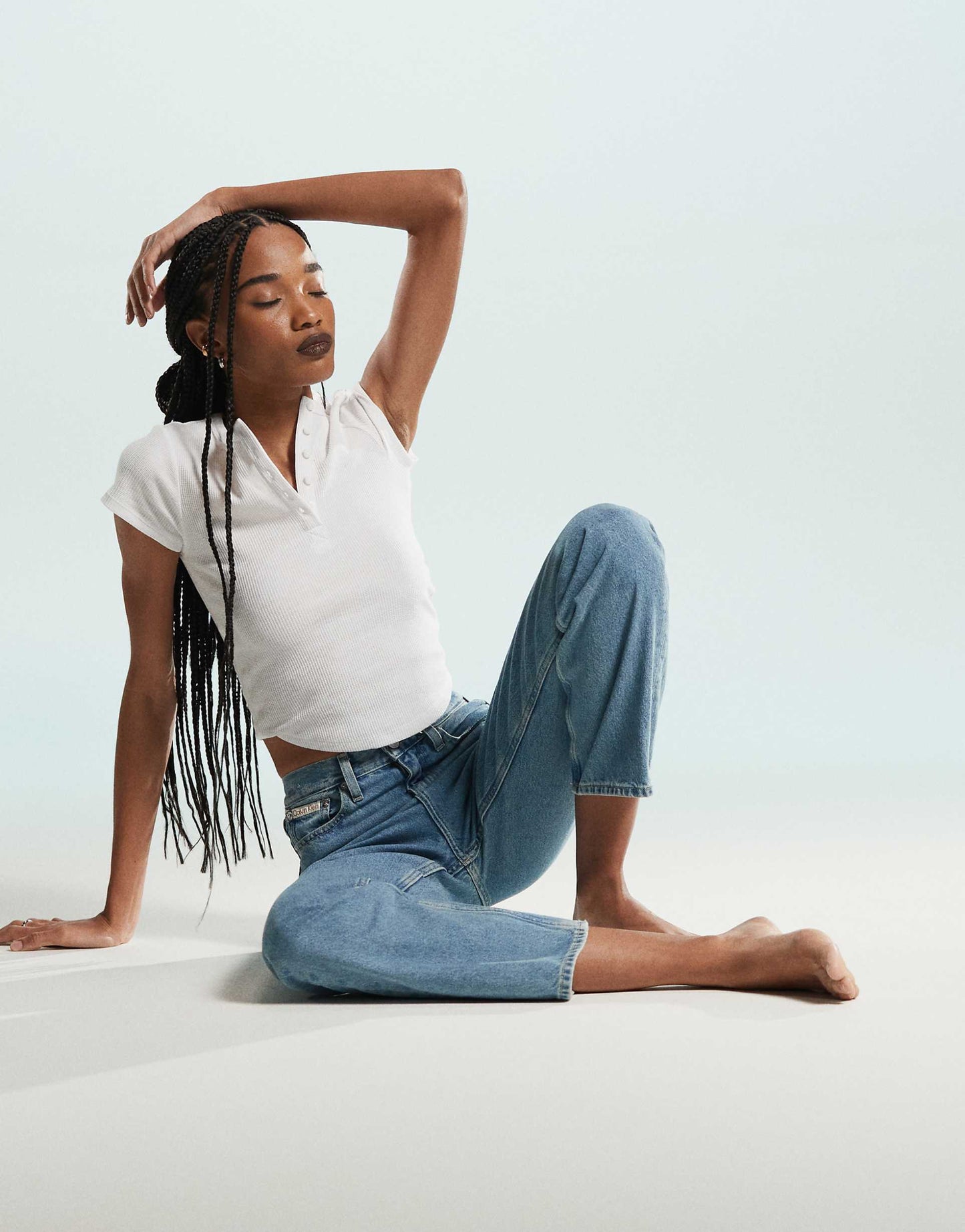 Jeans High Rise Straight Jeans