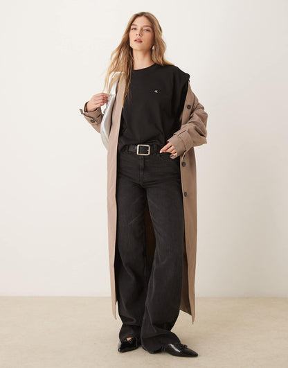 Jeans Script Logo Oversized T-Shirt