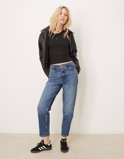 Jeans Woven Label Tank Top