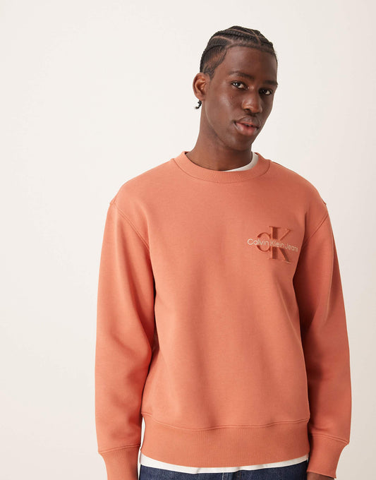 Jeans Velvet Logo Sweatshirt