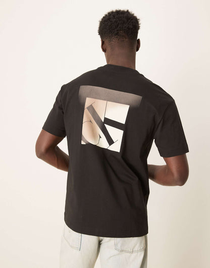 Jeans Ombre Backprint Graphic T-Shirt