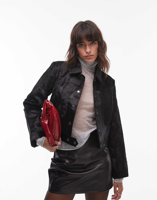 Capsule Leather Boxy Jacket