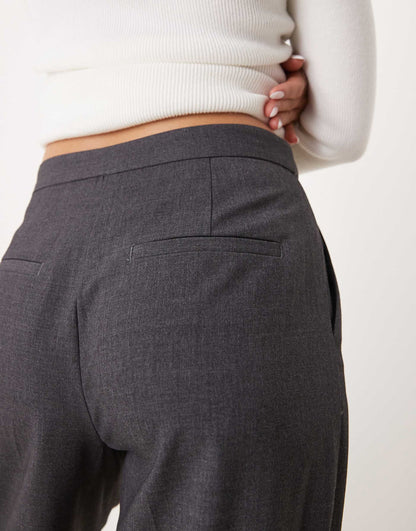 Pleat Front Relaxed Fit Trousers