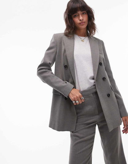 Double Breasted Oversized Blazer Co-Ord