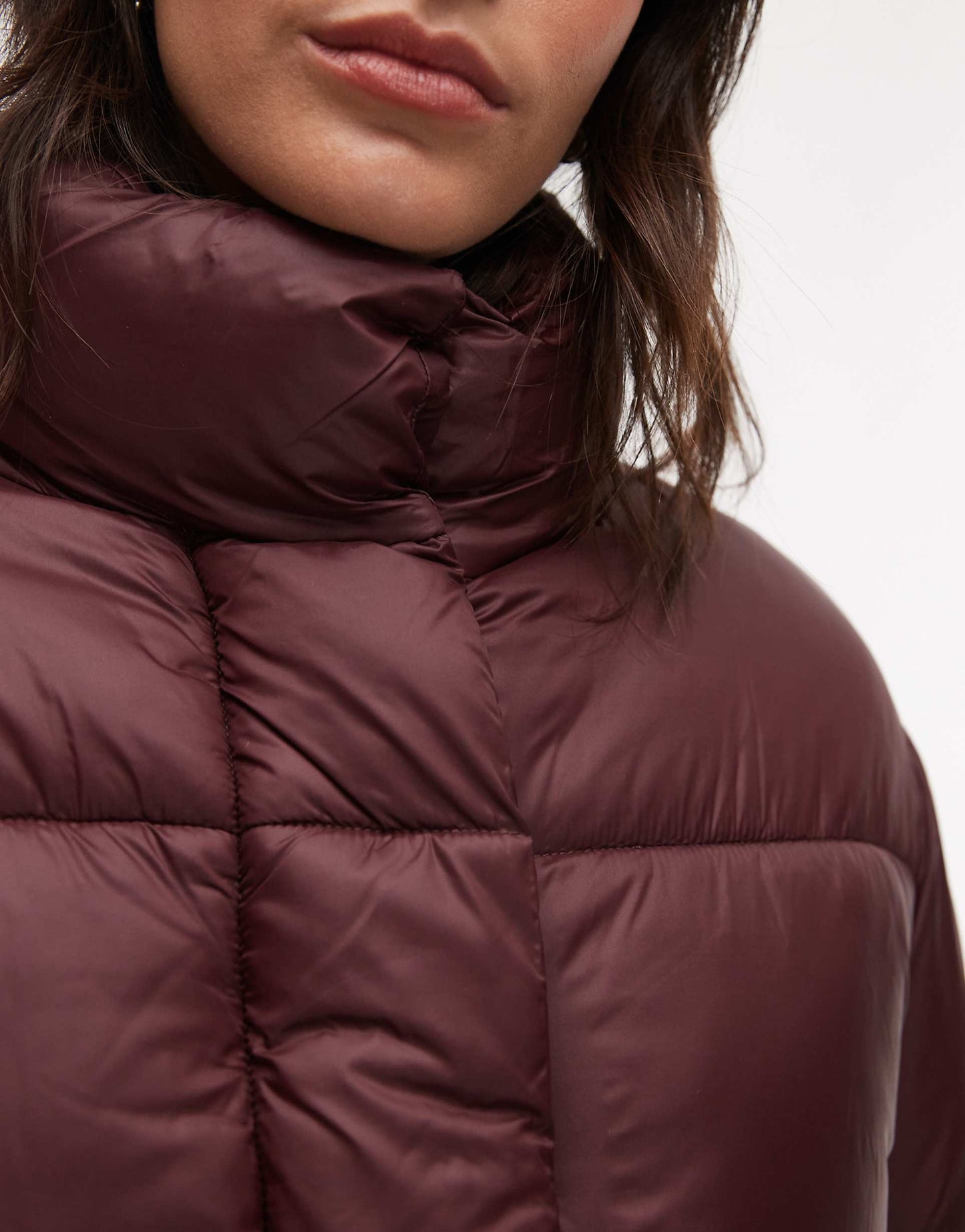 Oversized Relaxed Collar Puffer Coat