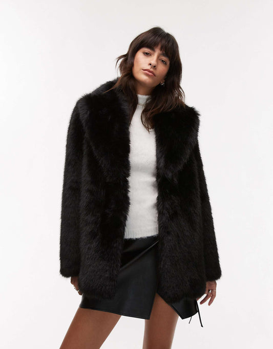 Oversized Faux Fur Jacket