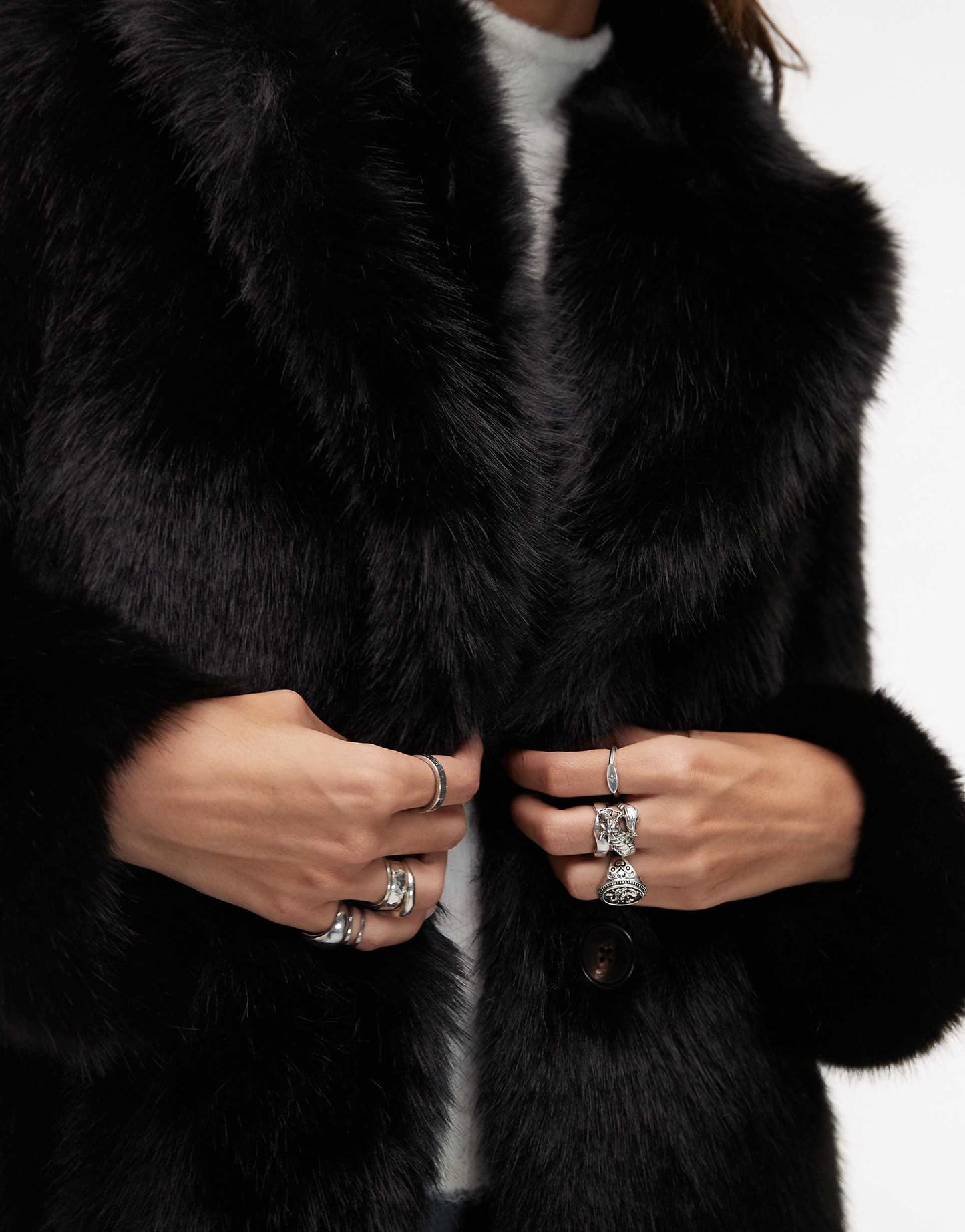 Oversized Faux Fur Jacket
