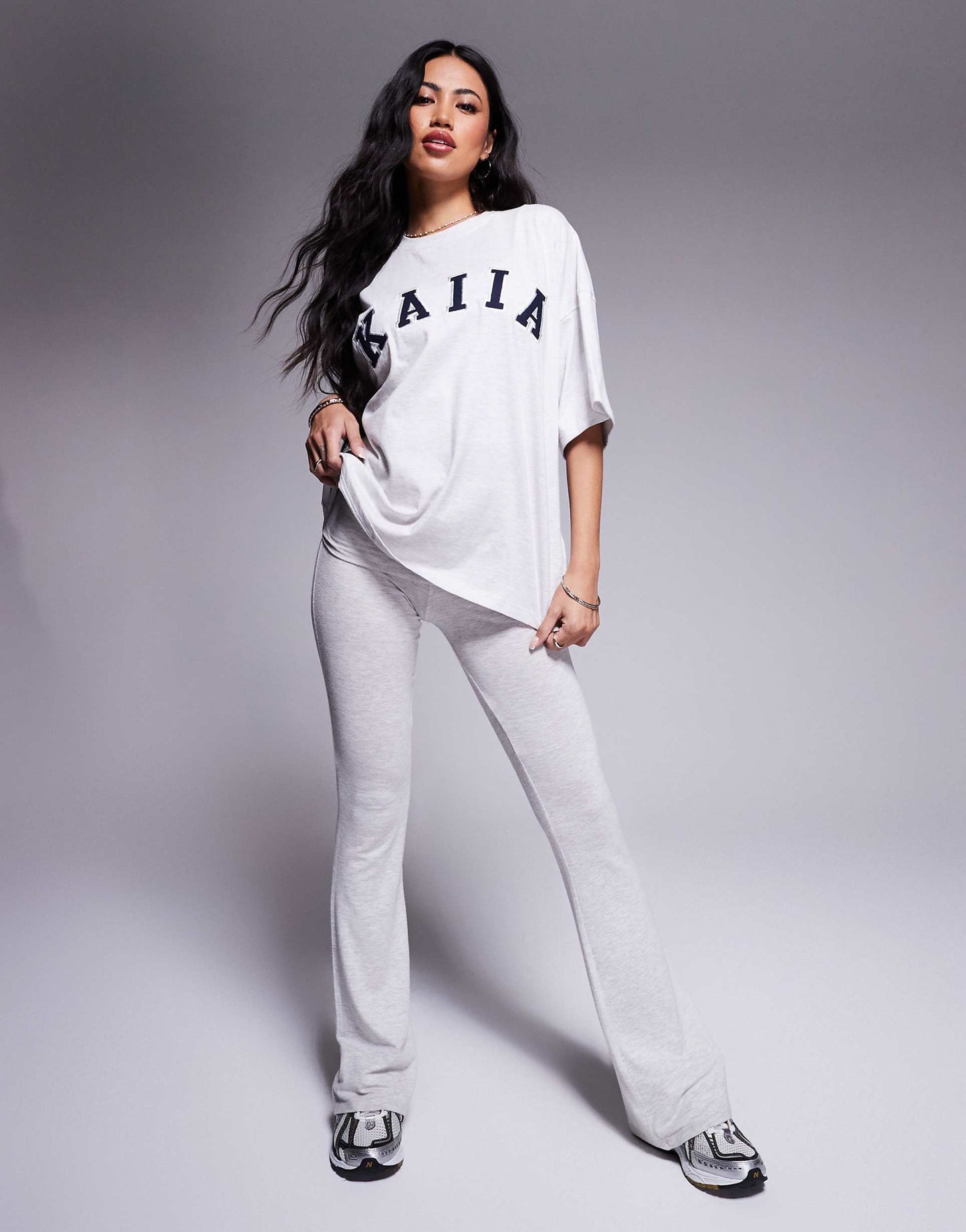 Embroidered Logo Oversized T-Shirt