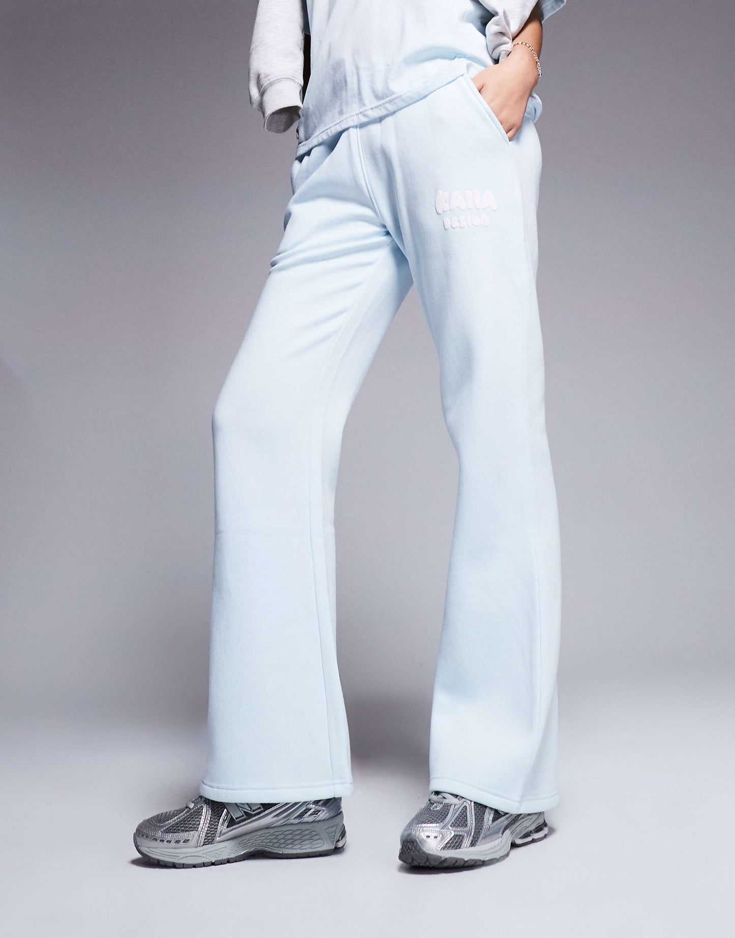 Design Bubble Logo Wide Leg Joggers Co-Ord