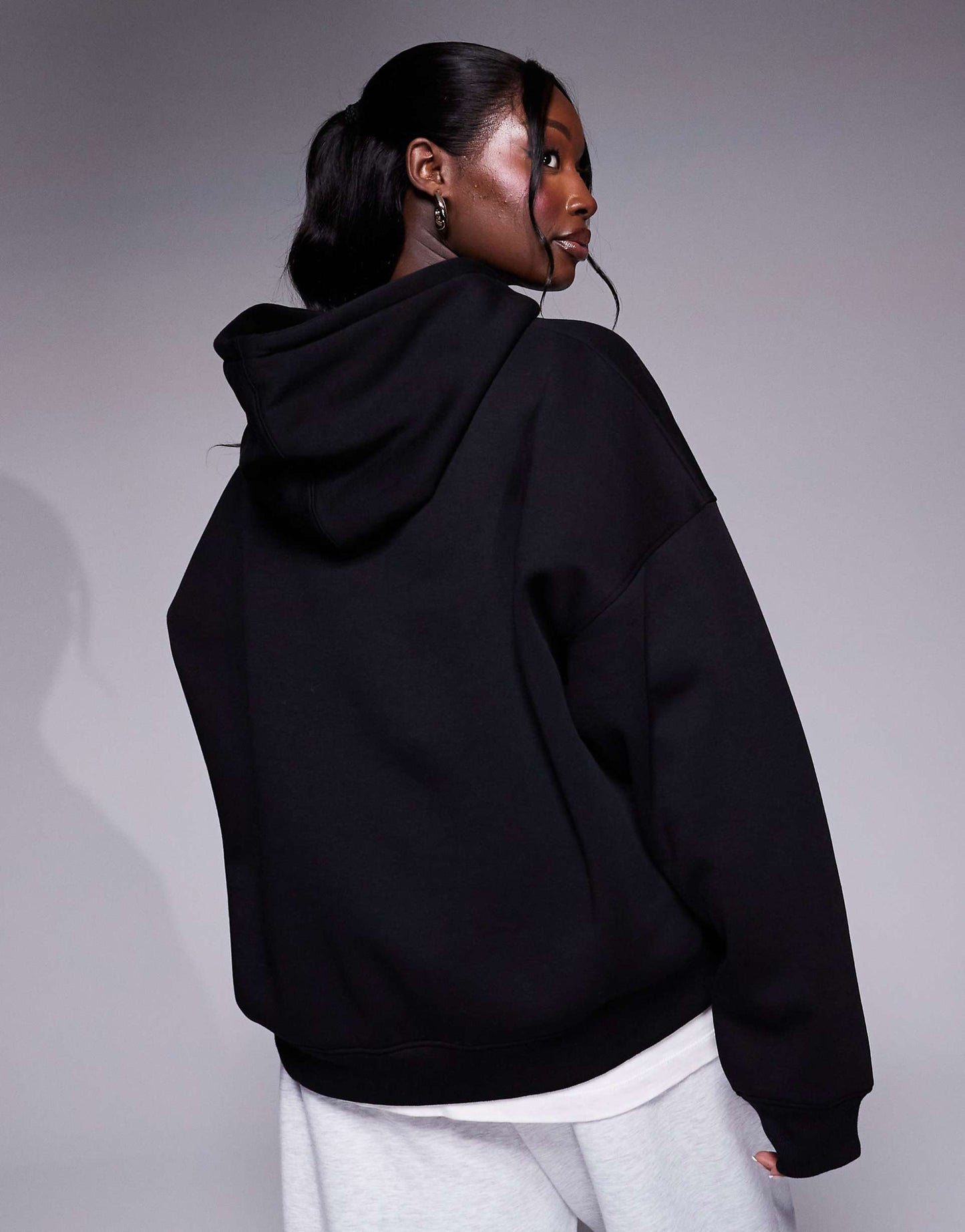 Plus Logo Oversized Hoodie
