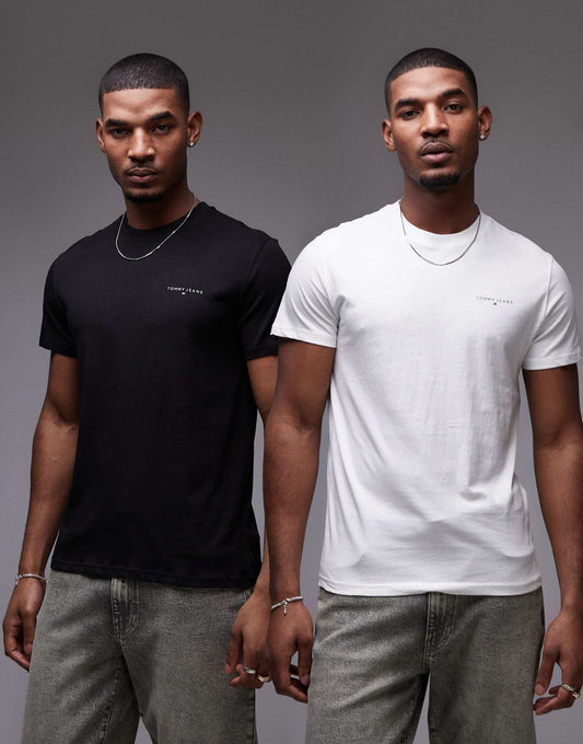 2 Pack Linear Logo T-Shirts