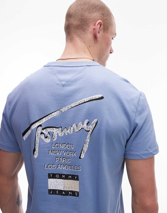 Regular Signature Back Print T-Shirt