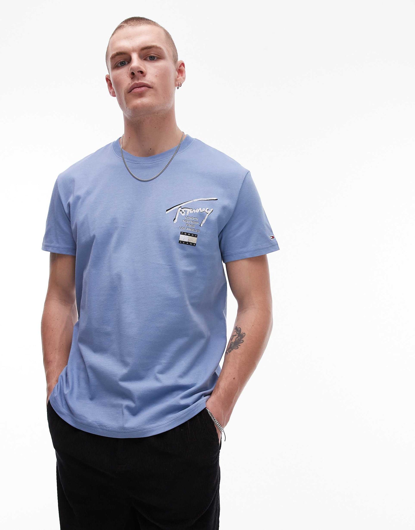 Regular Signature Back Print T-Shirt