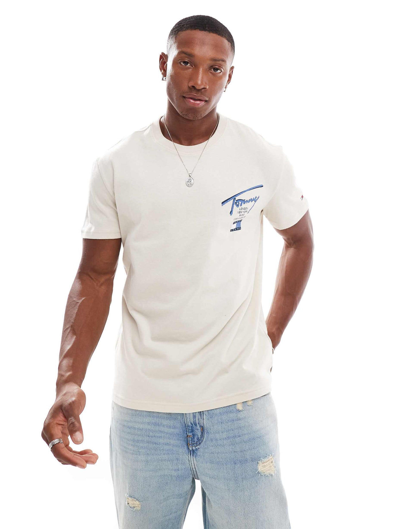 Regular Signature Back Print T-Shirt