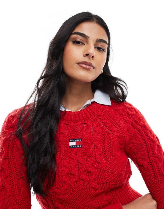 Star Cable Knit Jumper