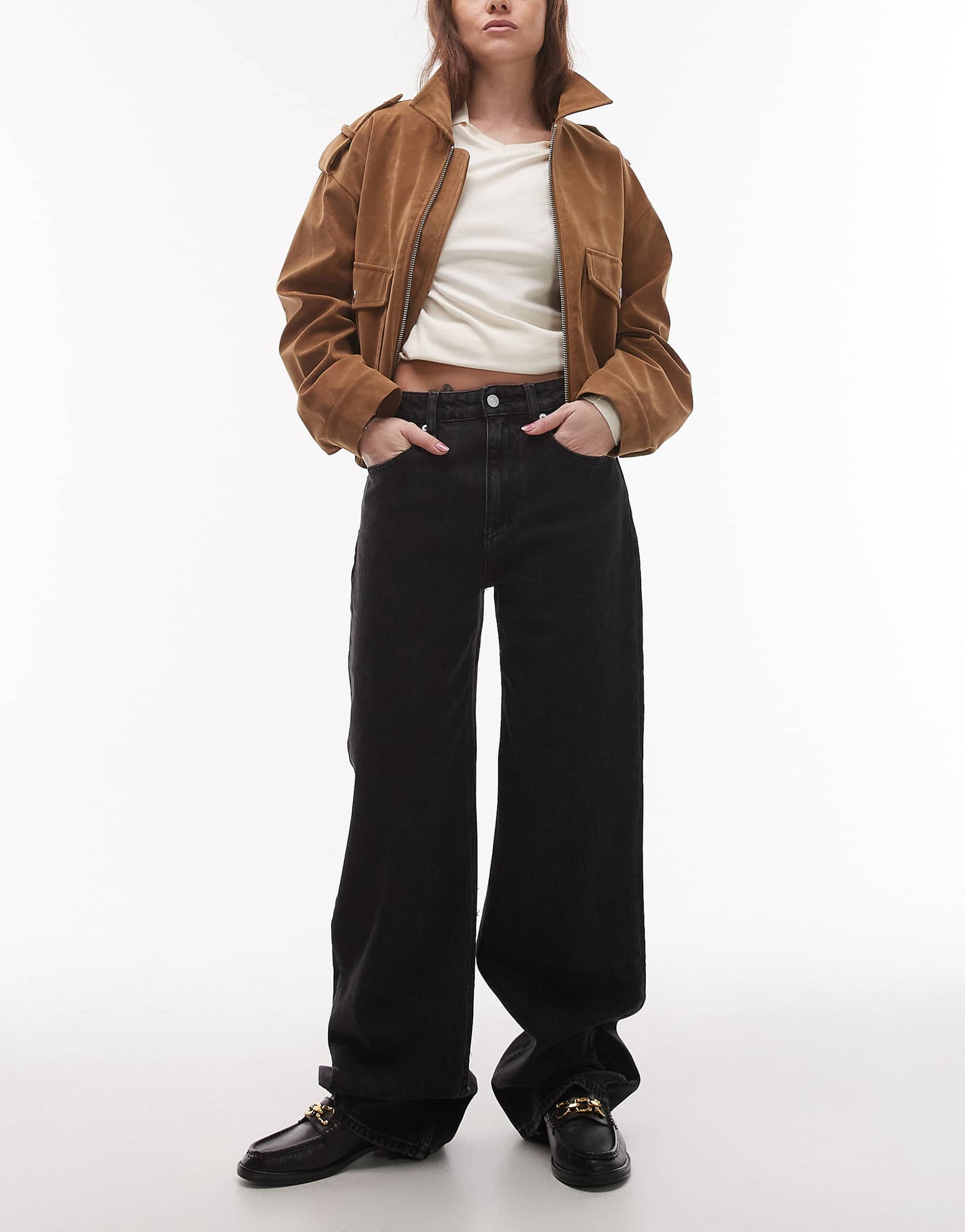 Mia Mid Rise Relaxed Straight Jeans