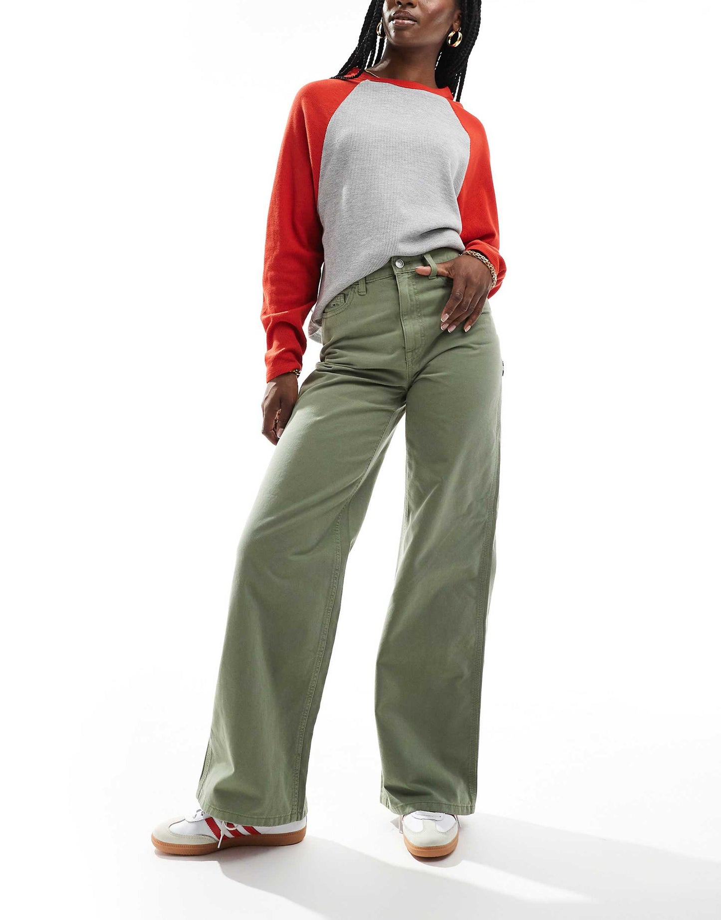 Mia Relaxed Straight Carpenter Trousers