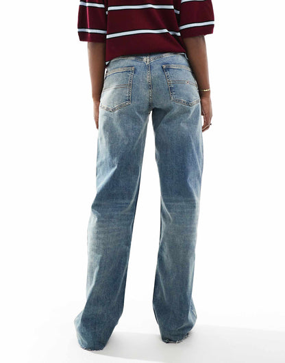 Mia Mid Rise Relaxed Straight Jeans