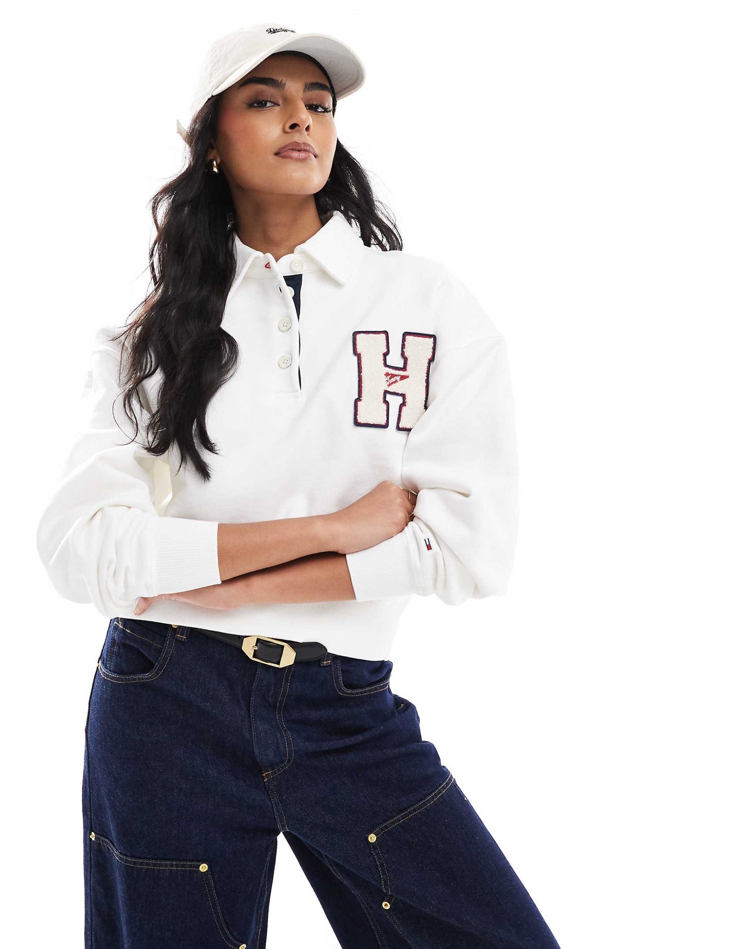 Button Down Varsity Polo