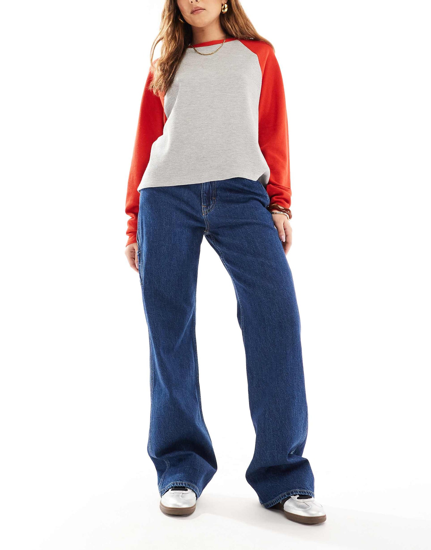 Mia Mid Rise Relaxed Straight Carpenter Jeans