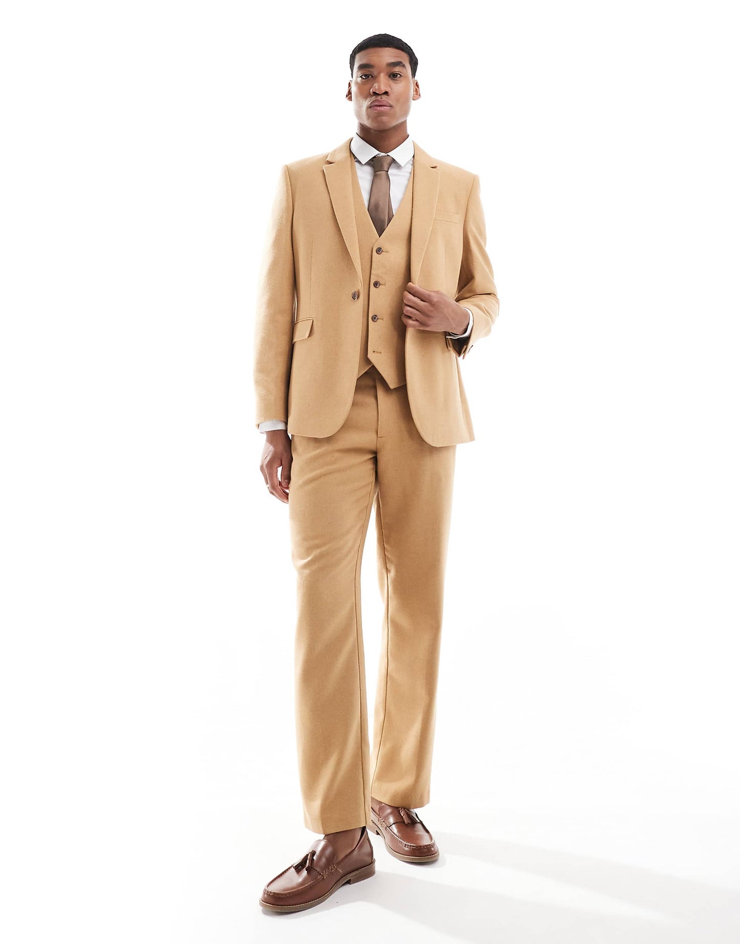 Slim Suit Jacket With Wool
