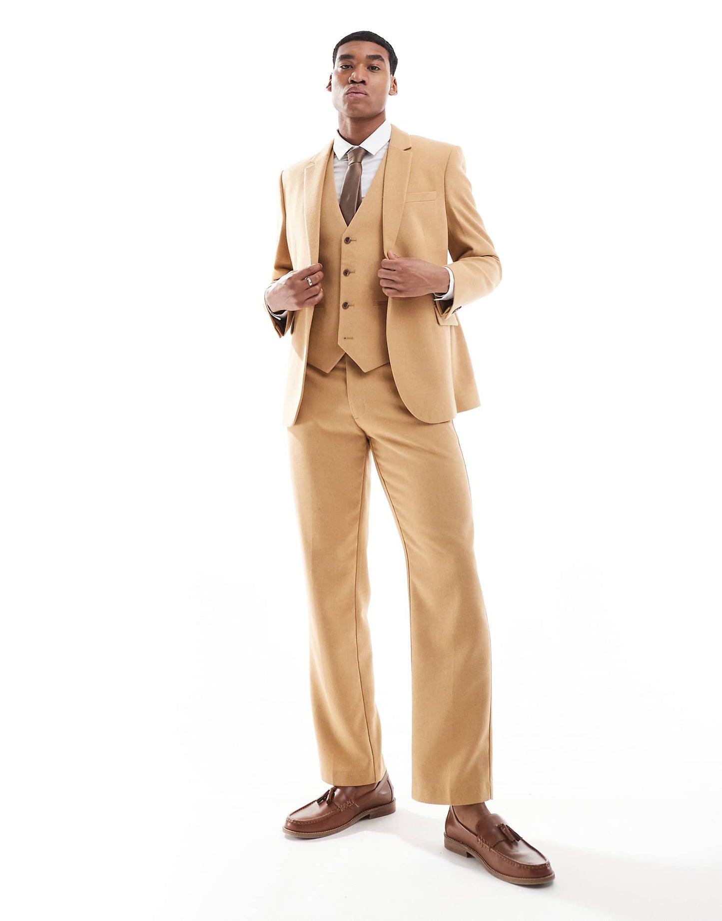 Slim Suit Waistcoat With Wool