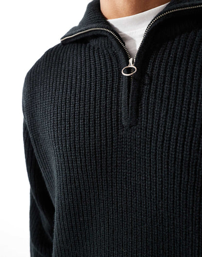 Knitted 1/4 Zip Jumper